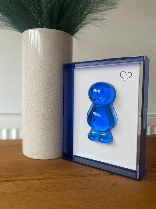 Blue Jelly Belly in Neon Blue Frame